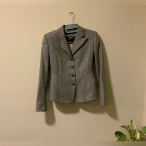 Theysken’s theory jinsol gray wool blazer 0